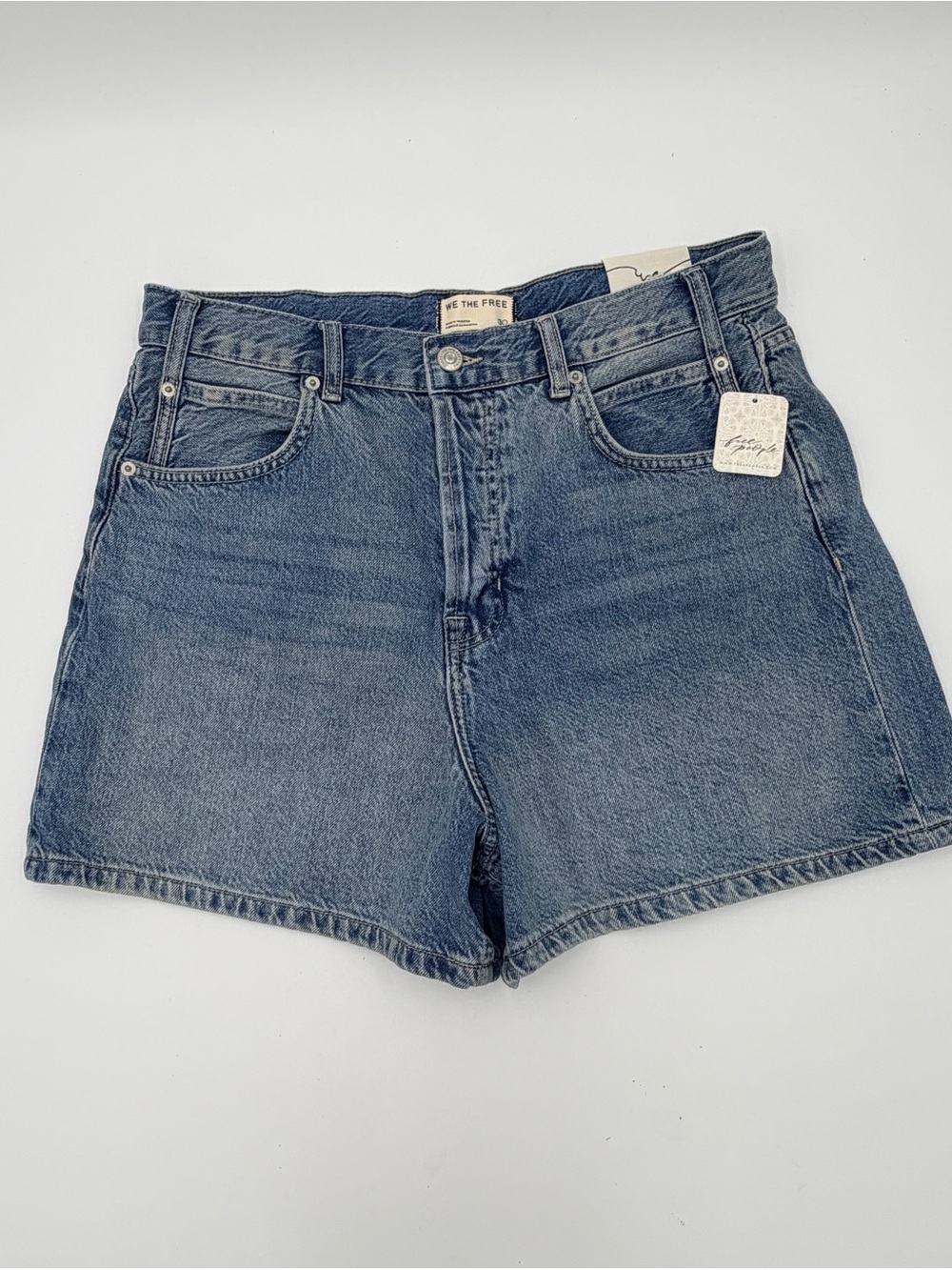 Free People We The Free Tippi Denim Shorts NWT Size 30